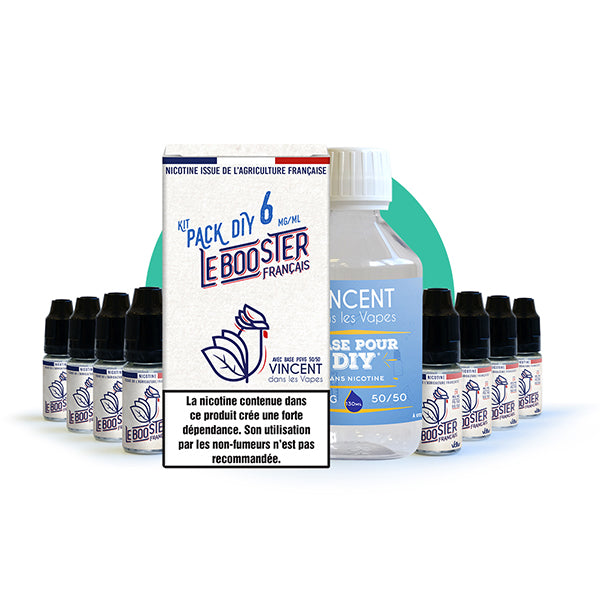 Pack DIY 250 ml - 50% PG / 50% VG - Vincent