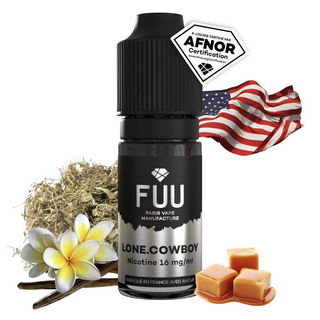 Lone Cowboy - 10 ml - Fuu - Original Silver Ozone Le VapothiKer Lone Cowboy - 10 ml - Fuu - Original Silver Ozone Le VapothiKer