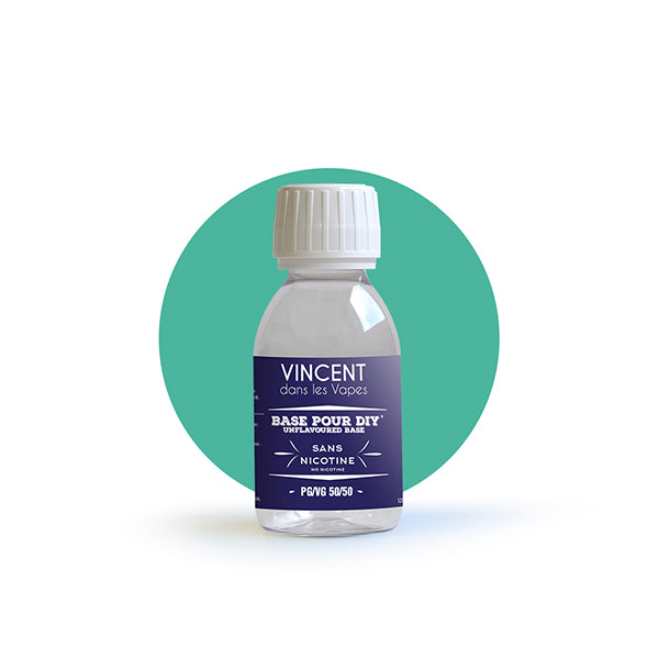Base 125 ml - 20% PG / 80% VG - 00 mg - Vincent