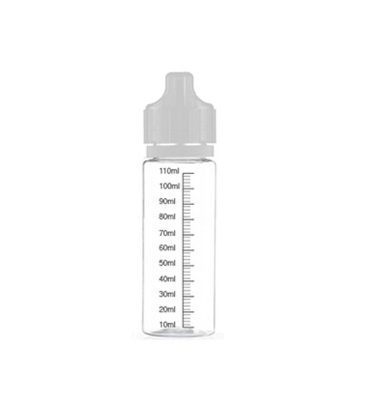120 ml - Fiole Chubby graduée Transparente