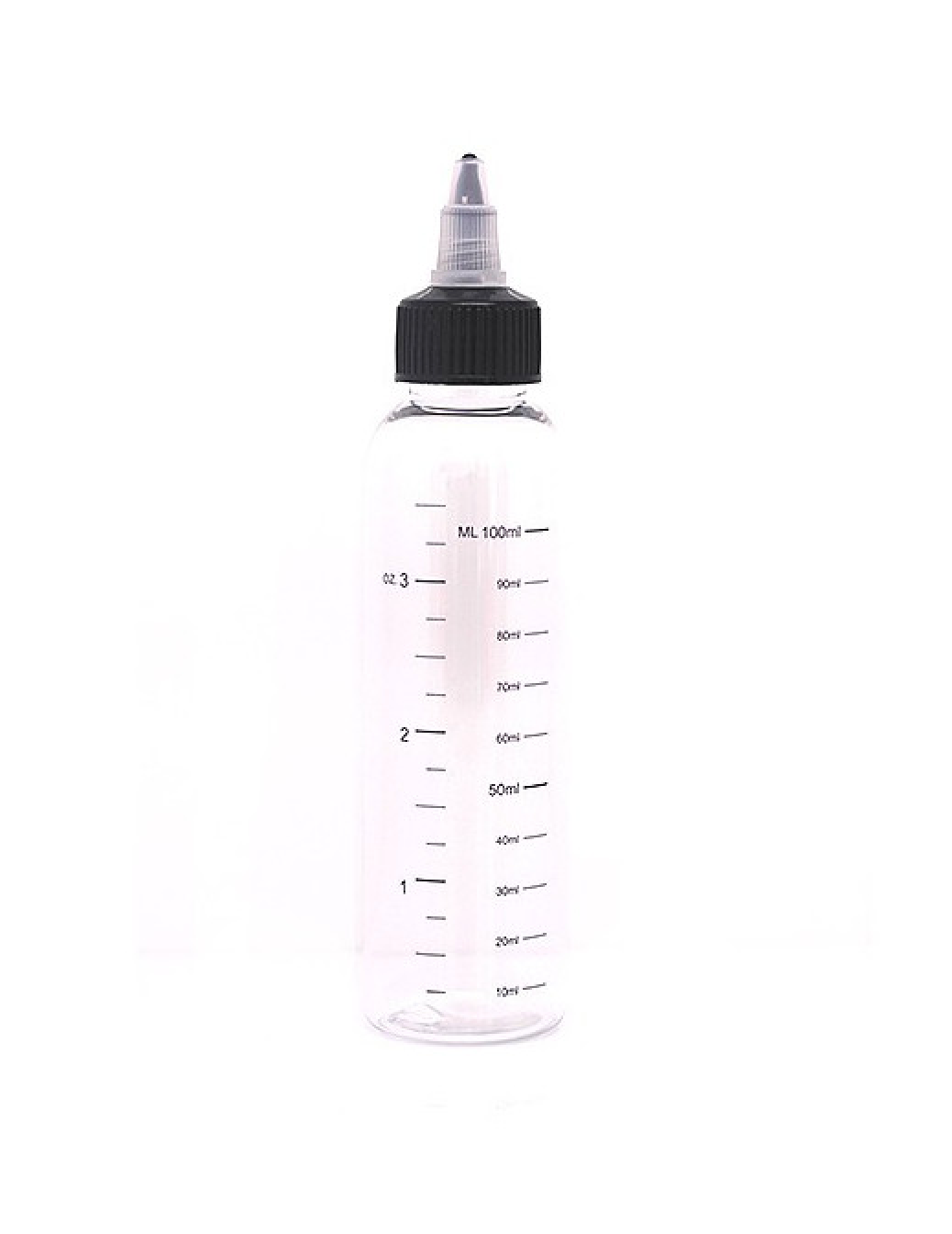 120 ml - Fiole Twist graduée bouchon doseur Transparente