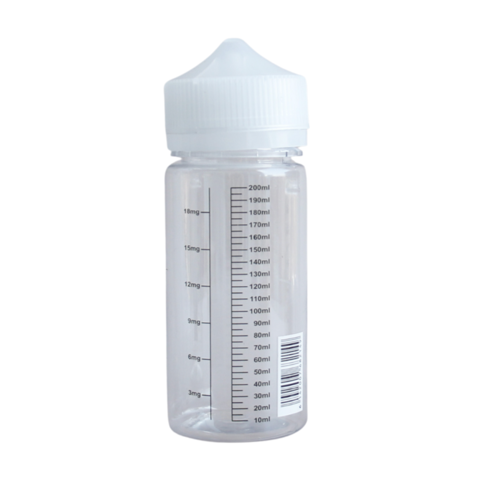 200 ml - Fiole Chubby graduée Transparente