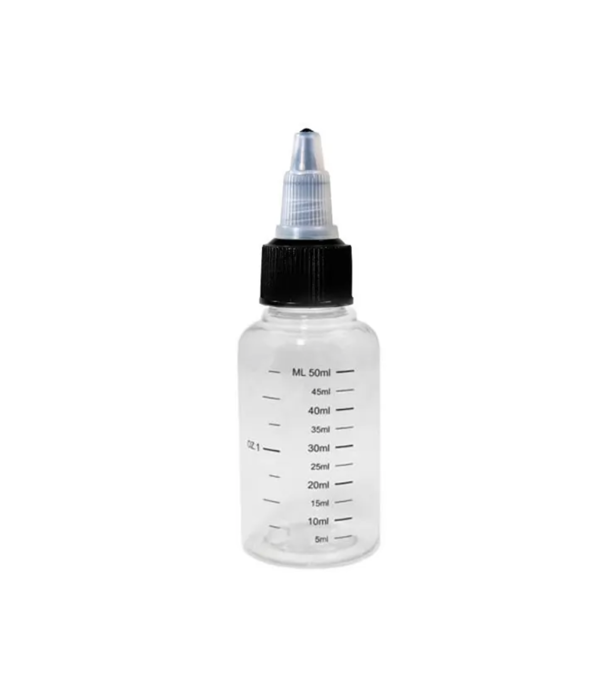 060 ml - Fiole Twist graduée bouchon doseur Transparente