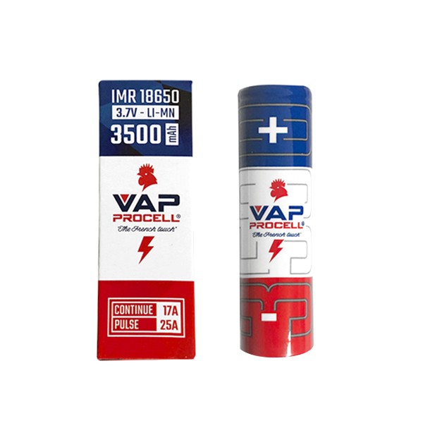 Accu 18650 IMR 3500 mAh / 25A Vap Procell