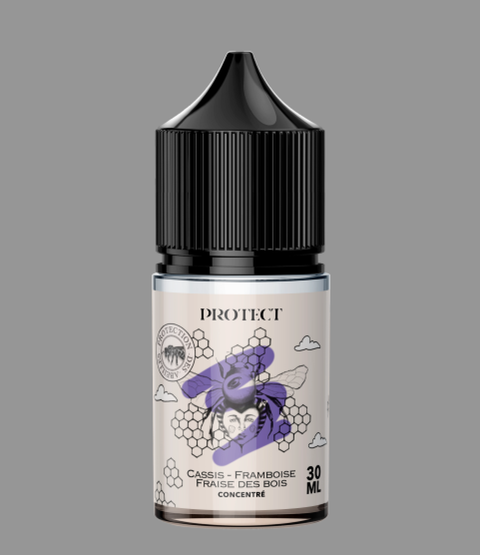 Cassis Framboise Fraises des Bois - Concentré 30 ml - Protect - Parrainage