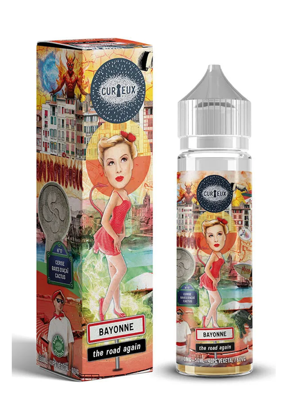 Bayonne The Road Again - 50 ml->70 ml - Curieux - Édition Hexagone