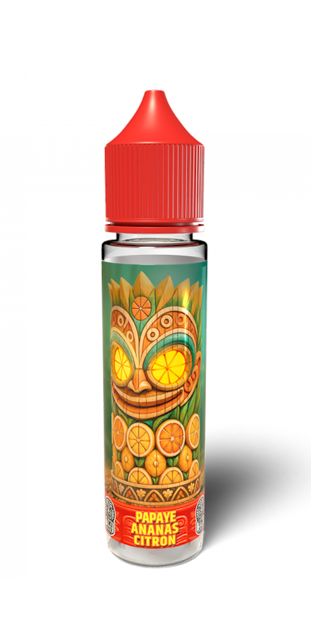 Papaye Ananas Citron - 50 ml->75 ml - Le Vapoteur Breton - Tiki Juice