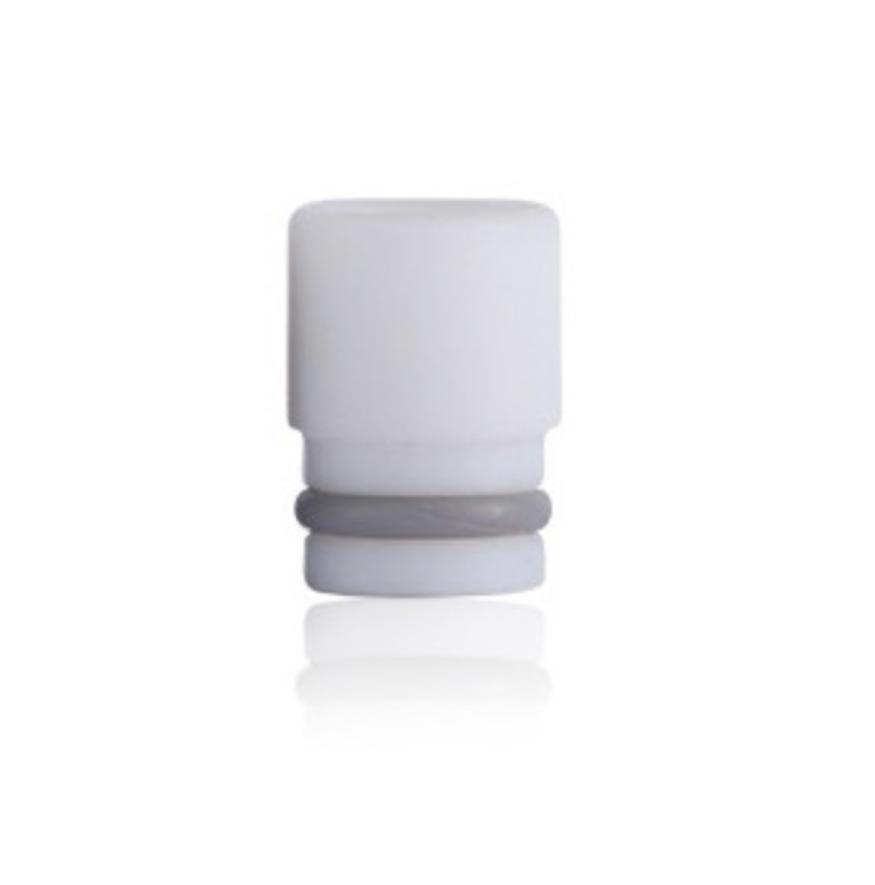 Drip-tip 510 mini en teflon blanc