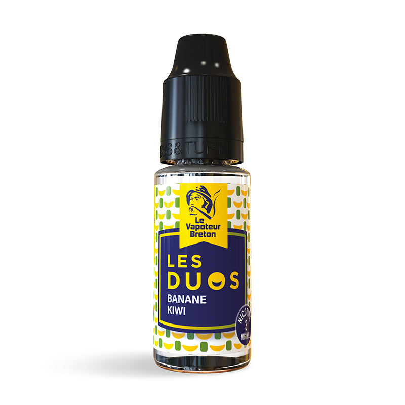 Duo Banane Kiwi - 10 ml - Le Vapoteur Breton - Les Duos