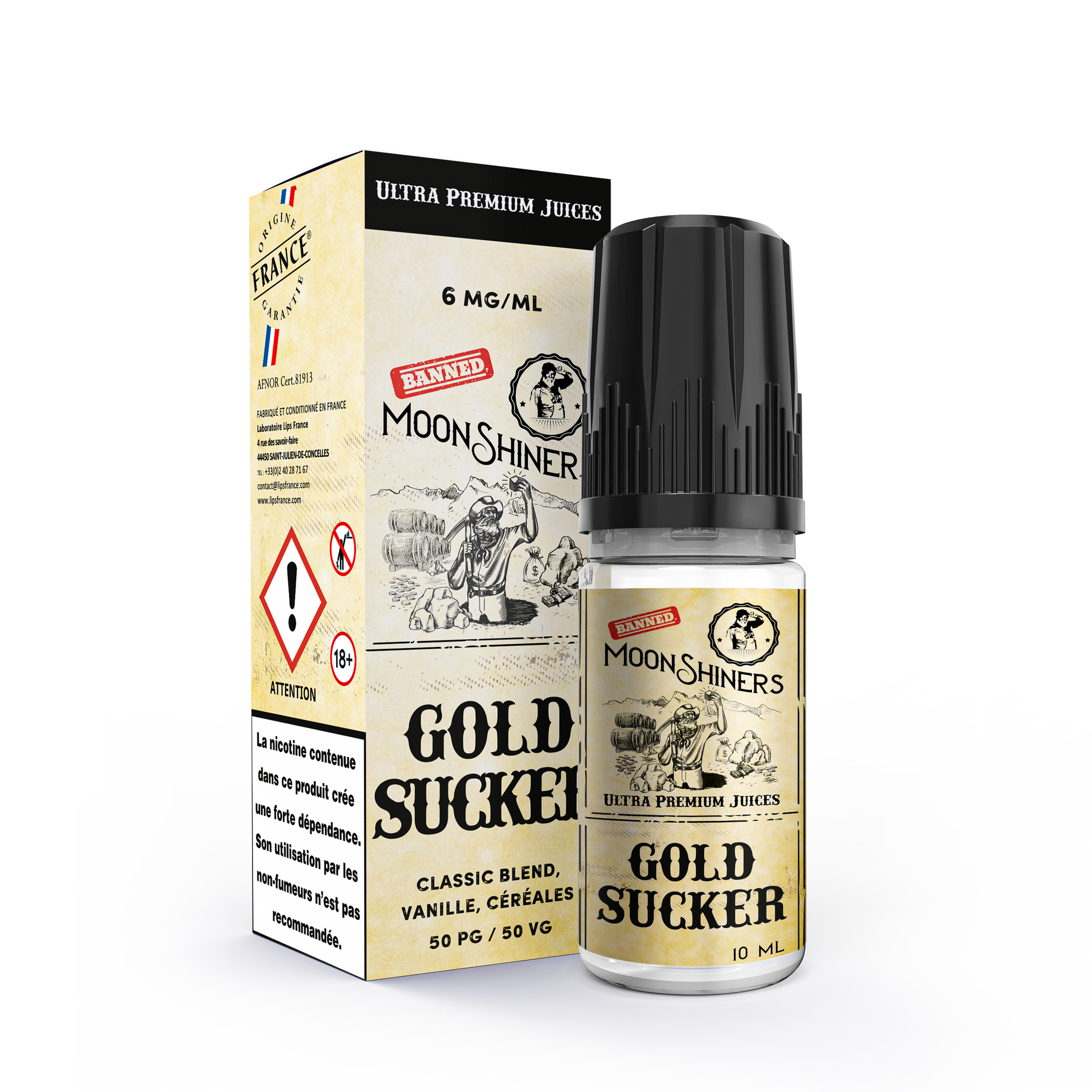 Gold Sucker - 10 ml - Le French Liquide - MoonShiners