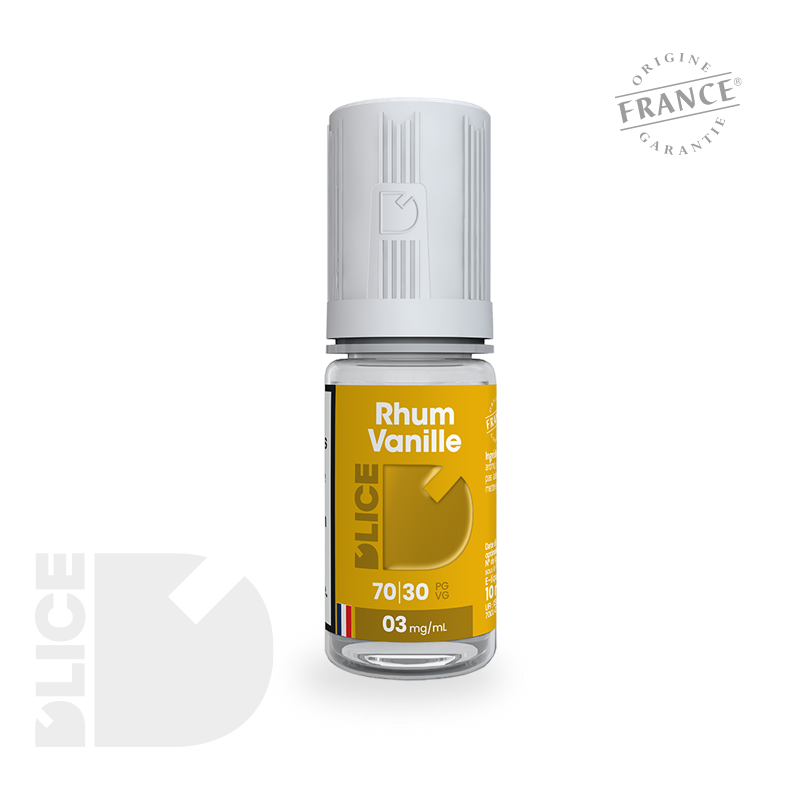 Rhum Vanille - 10 ml - 12 mg - D Lice