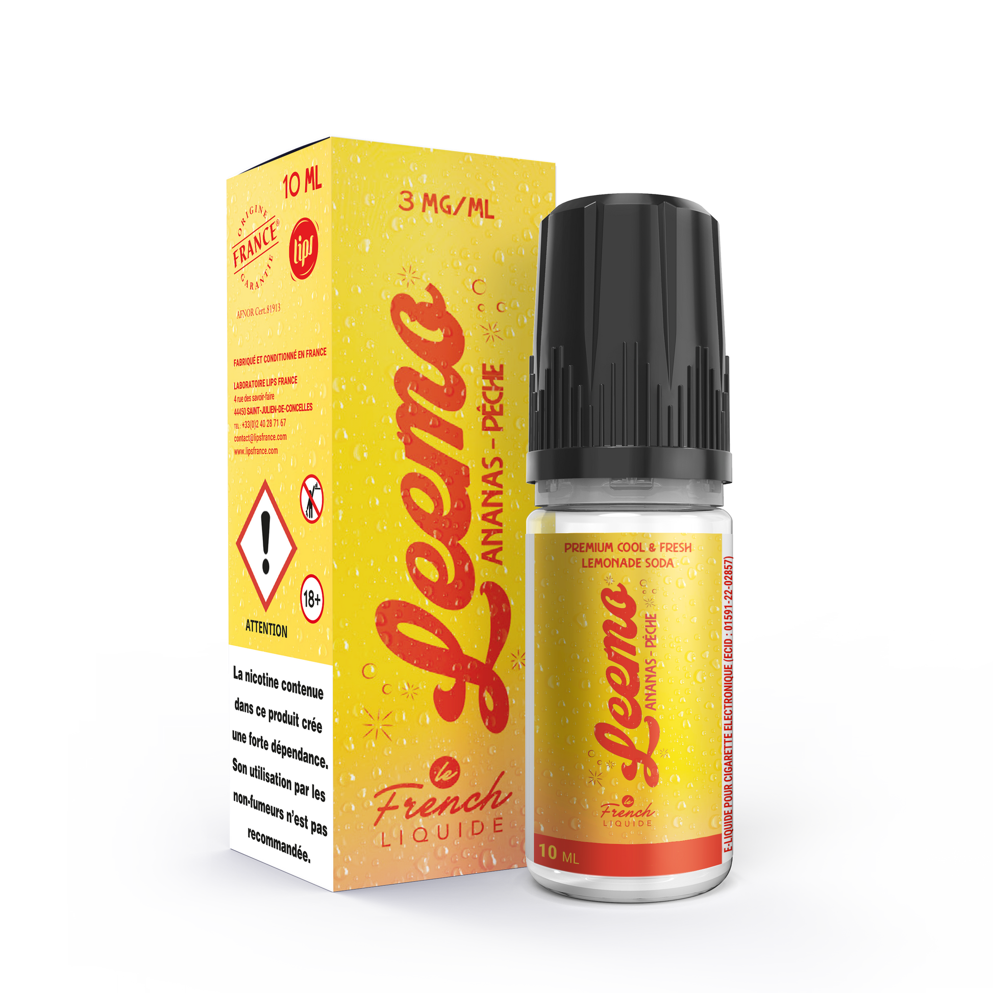 Ananas Pêche - 10 ml - Le French Liquide - Leemo