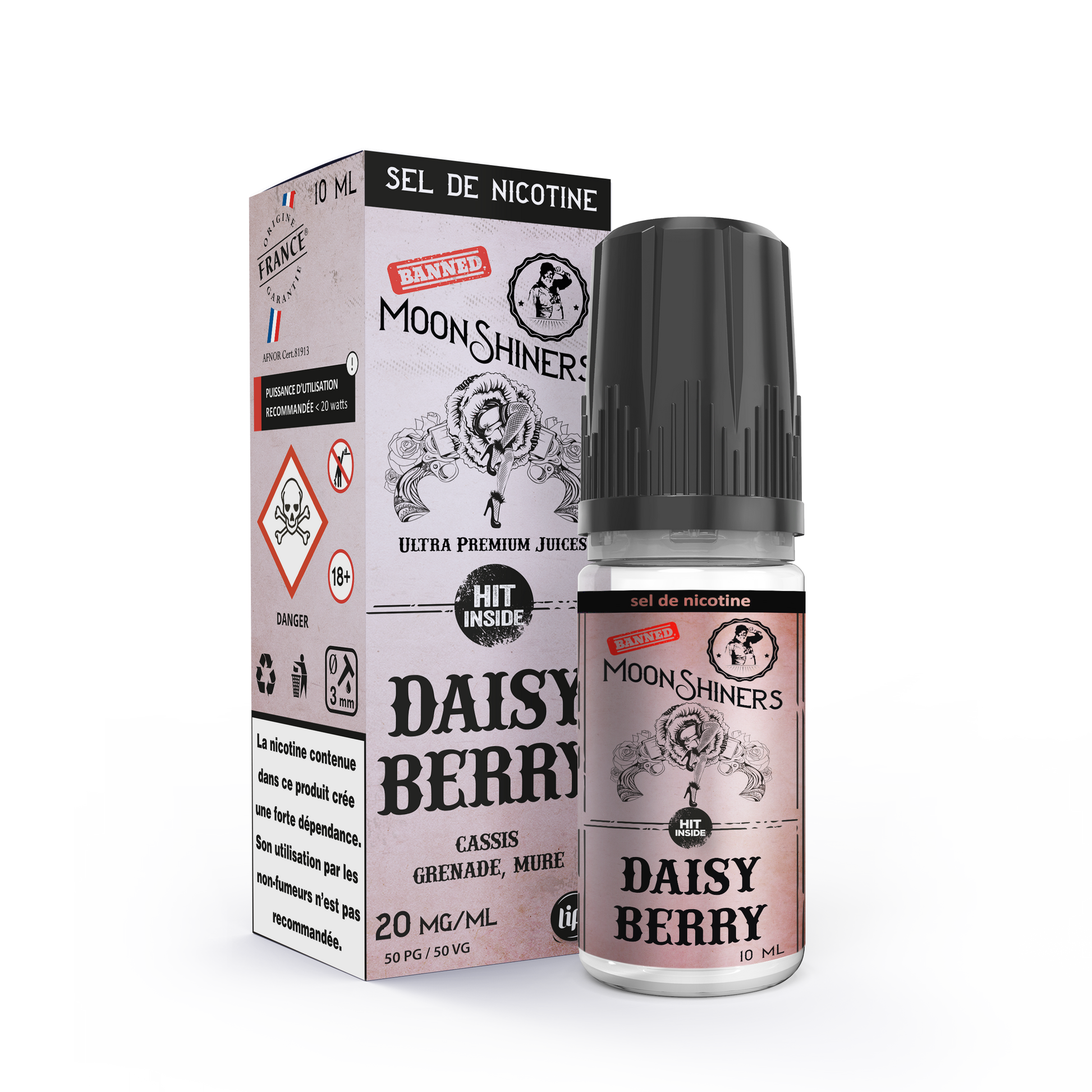 Daisy Berry - SDN - 10 ml - Le French Liquide - Hit Inside - MoonShiners