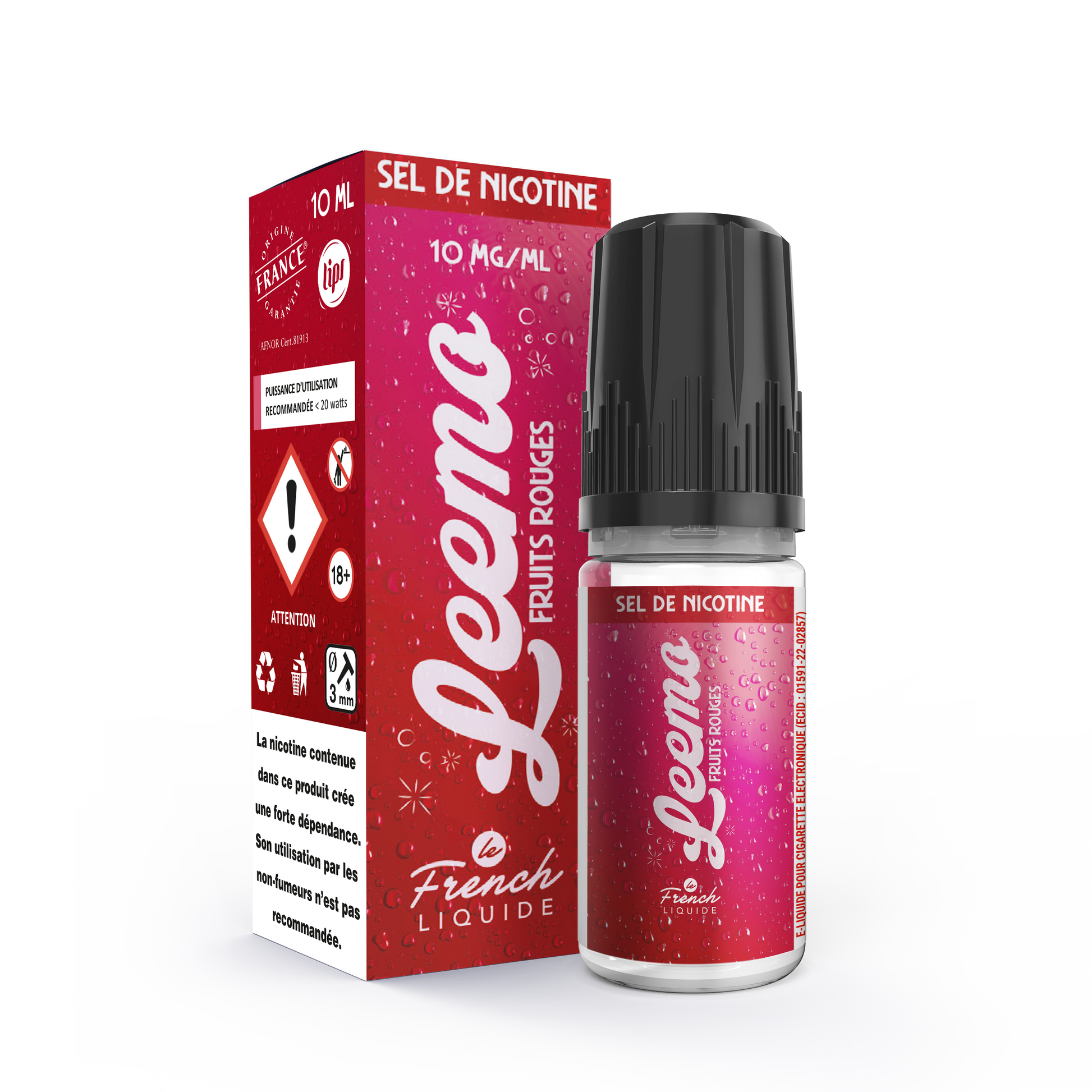 Fruits Rouges - SDN - 10 ml - 20 mg - Le French Liquide - Leemo - Hit Inside