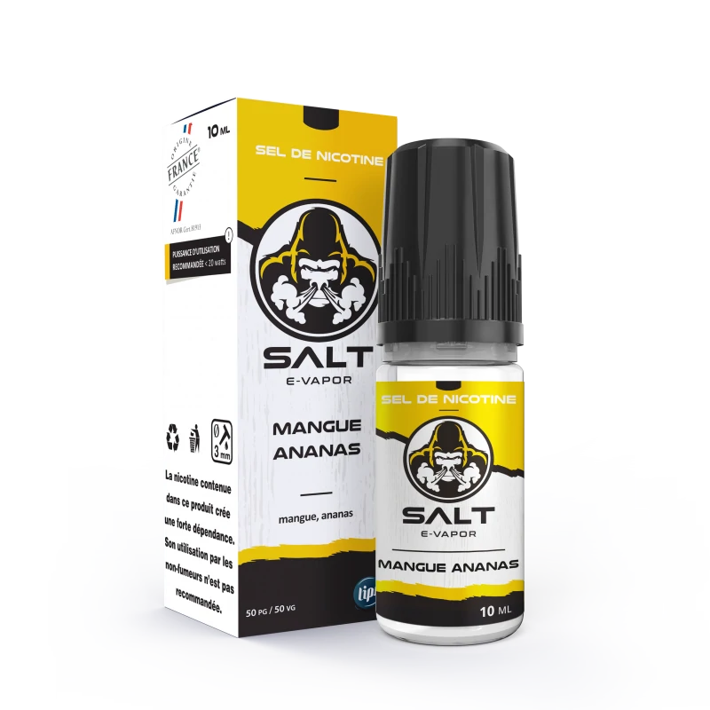 Mangue Ananas - SDN - 10 ml - Le French Liquide - Sensation - Salt E-Vapor